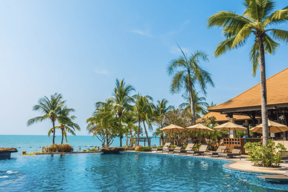 Both countries have beautiful beachfront resorts